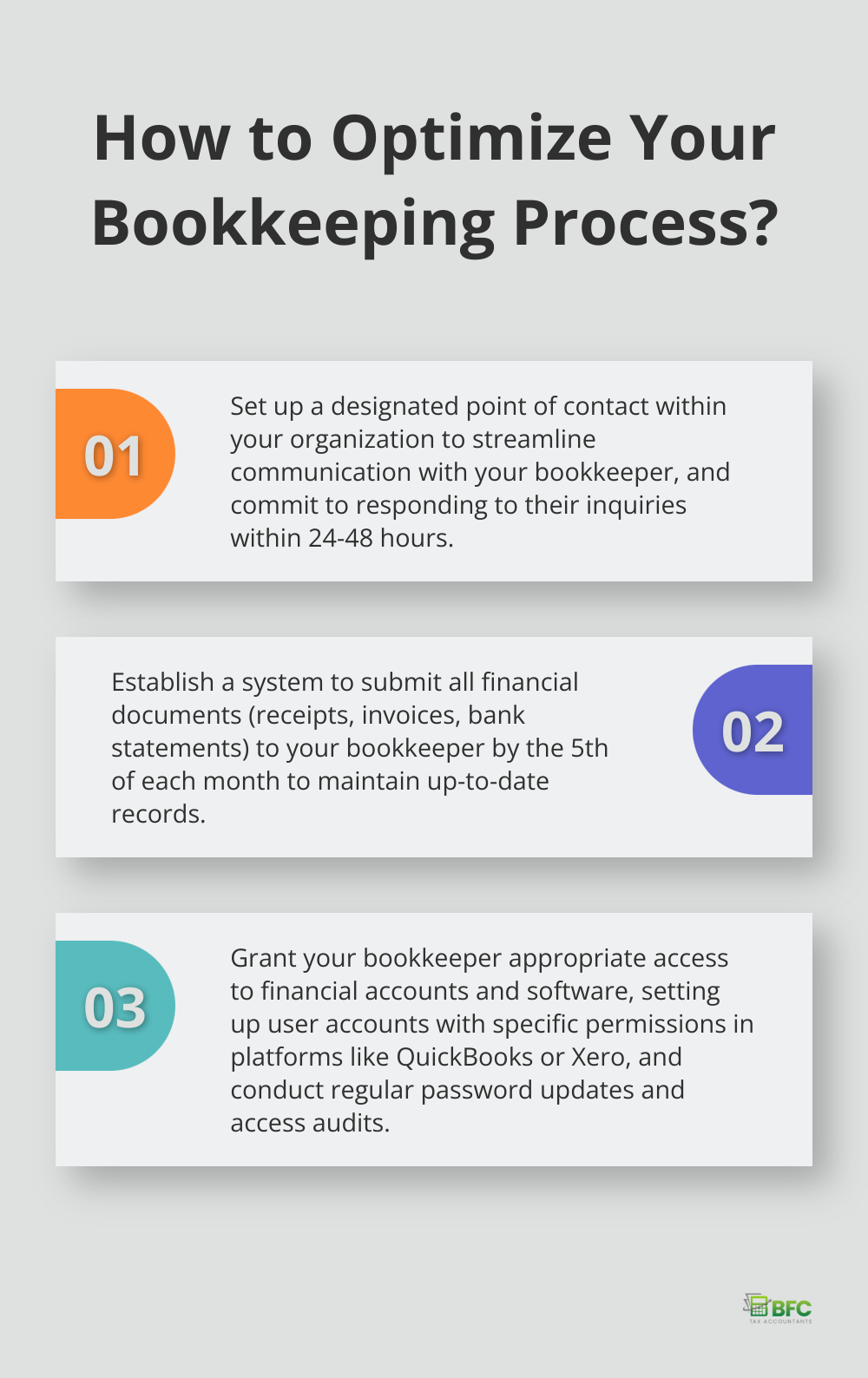 Infographic: How to Optimize Your Bookkeeping Process?