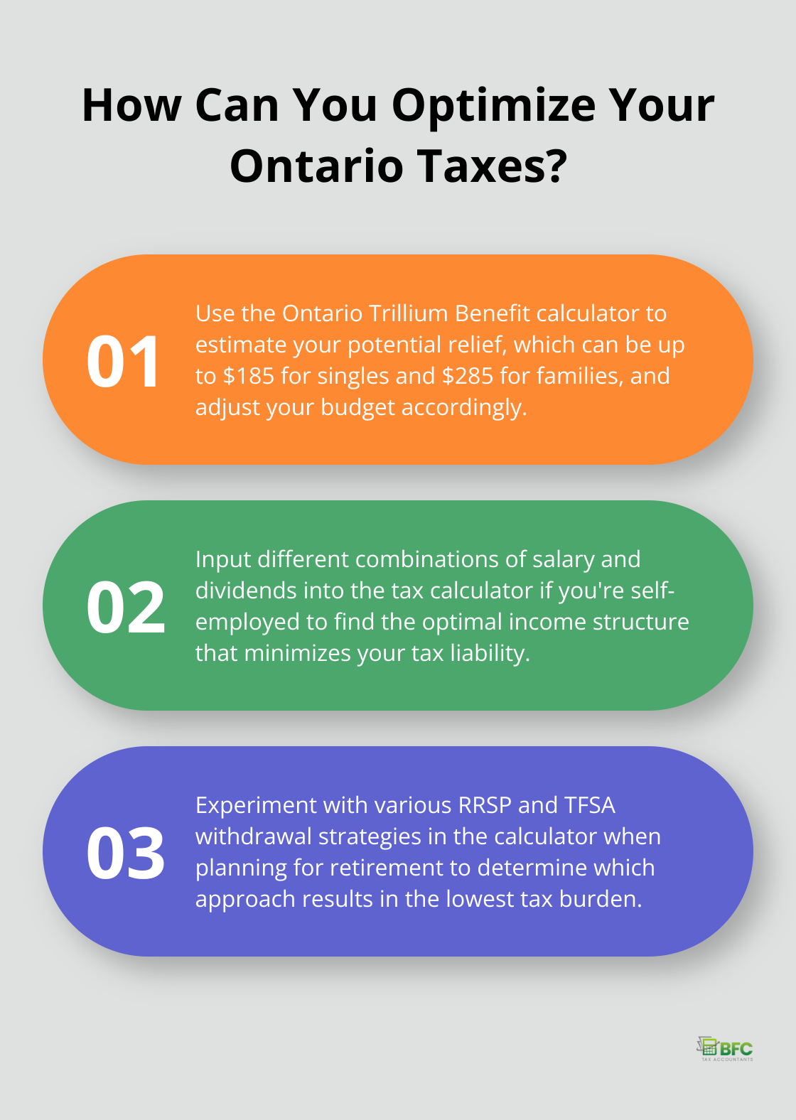 Infographic: How Can You Optimize Your Ontario Taxes? - personal tax calculator Ontario