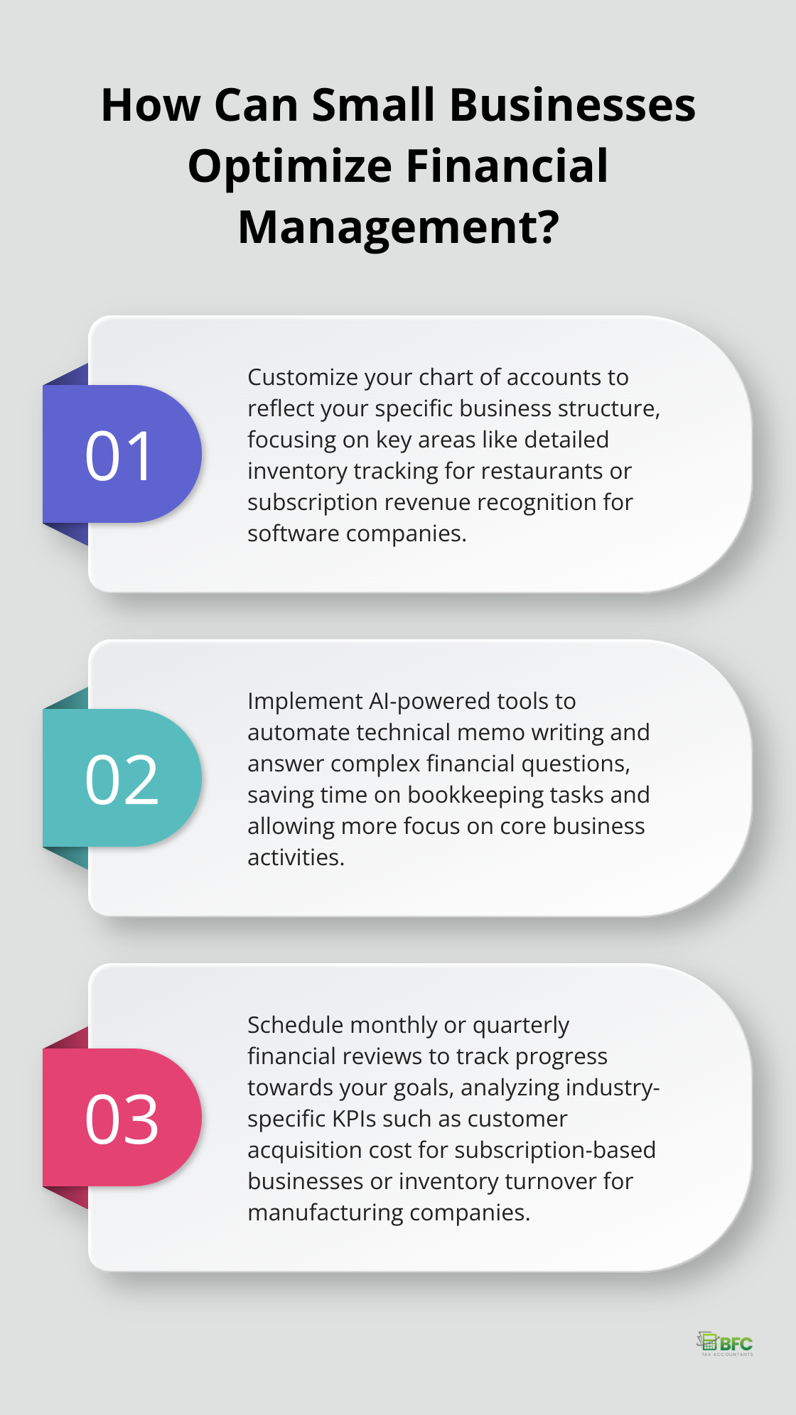 Infographic: How Can Small Businesses Optimize Financial Management? - personalized bookkeeping & tax services